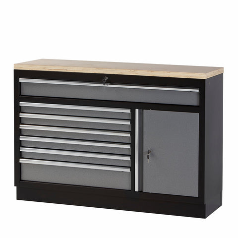 Image of Banco Fijo con Base de Madera. 129886