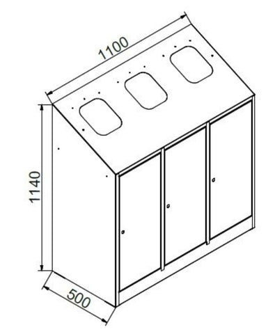 Image of Papelera de reciclaje PR3