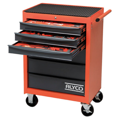 Image of Carro Metálico con 162 Herramientas de 6 cajones Alyco 170862