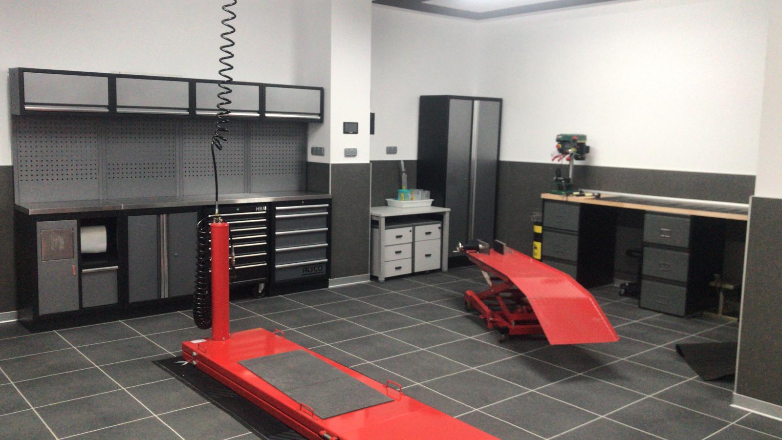 Mueble de taller 3 módulos 192844 (Madera).