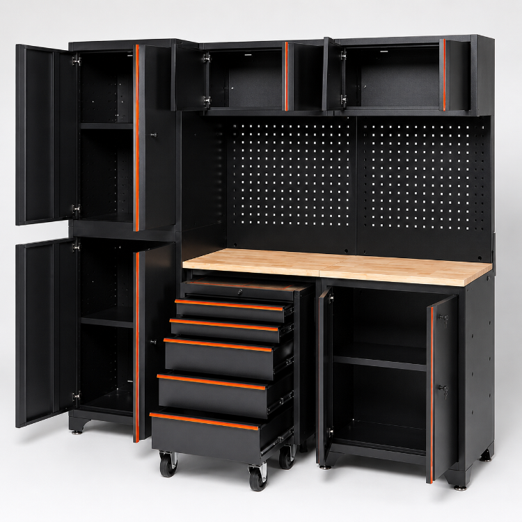 Conjunto Modular con cajonera 3 módulos Orange 129780