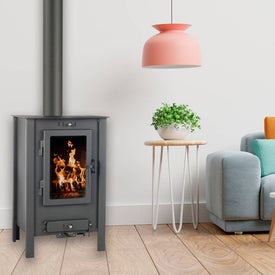 Estufa Leña Hogar Viena 450 de Theca