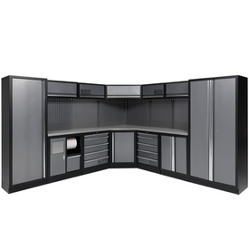 Mueble de Taller de 8 módulos 192838 Inox. Conjunto taller Alyco. Mueble beta. Mueble taller mecánico. Mueble modular taller.