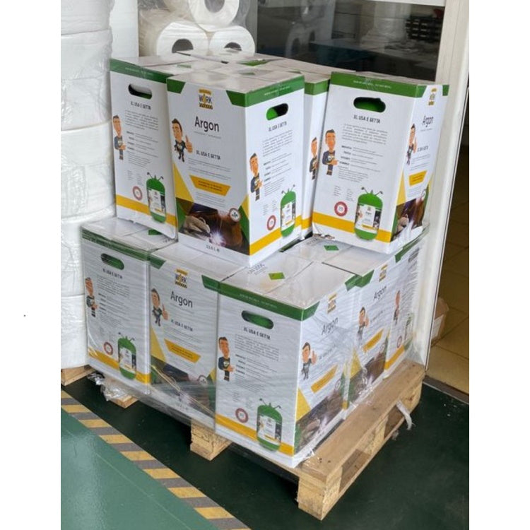 Botella argón desechable