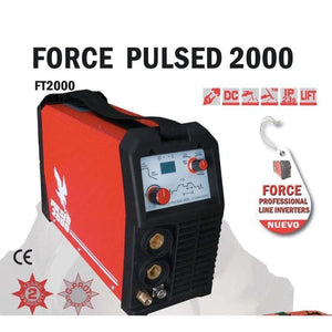 Inverter TIG Force Pulsed 2000 + Bolsa de transporte.