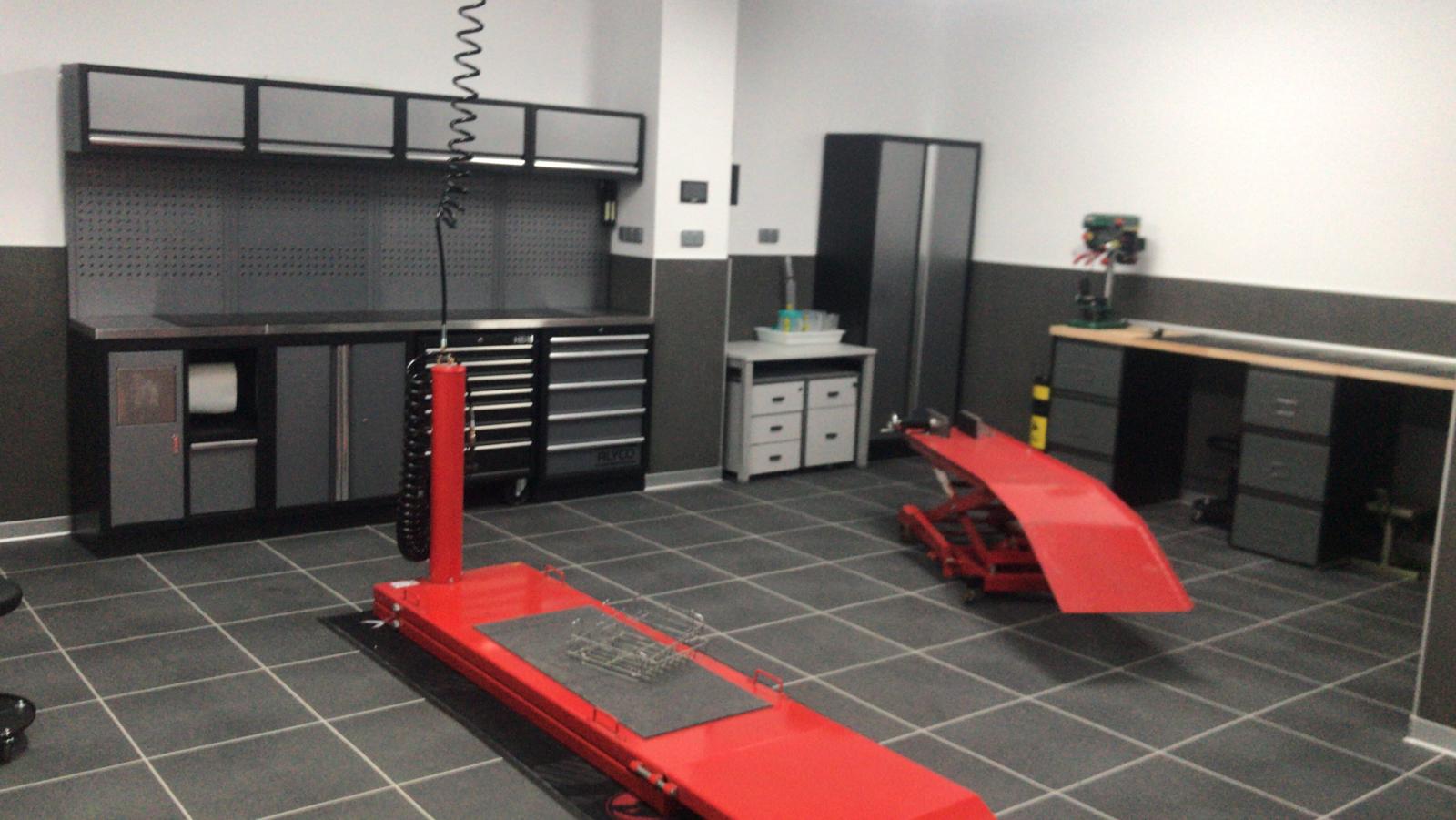 Mueble de taller 3 módulos 192844 (Madera).