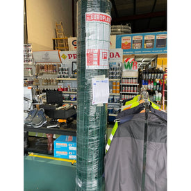 Malla Electrosoldada Galvanizada PVC Europlast. 2 metros de altura.