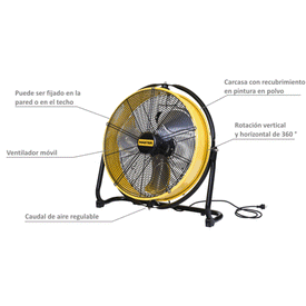 Ventilador profesional metal DF 20 de Master