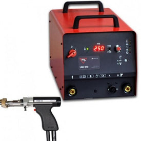 Soldadora de pernos LBH 410 + Pistola para pernos+ Pinza de masa.