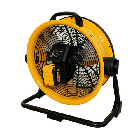 Image of Ventilador profesional DFB 16. Alimentado con Batería eléctrica.