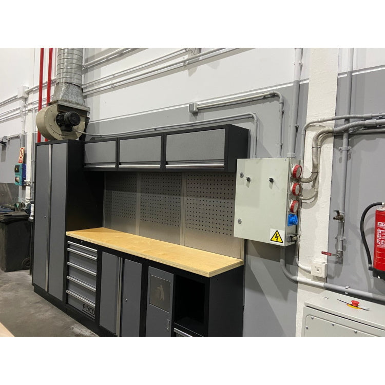 Mueble de Taller de 4 módulos 192842 (Madera). Conjunto taller Alyco. Mueble beta. Mueble taller mecánico. Mueble modular taller.